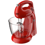Batedeira Portátil Britânia Pérola Cristal Duo Turbo 500W 2 Tigelas - Vermelho - 110 Volts - Imagem 2